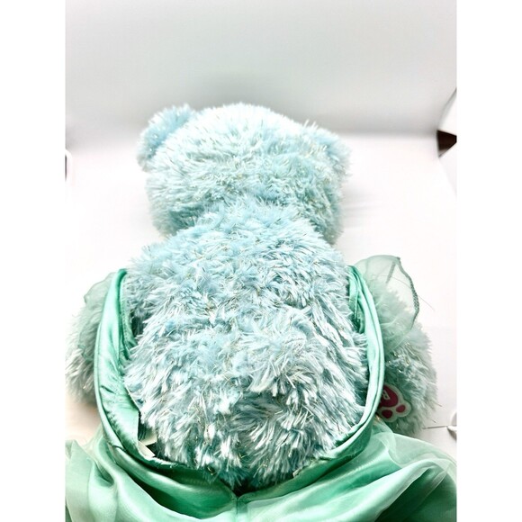 Build-A-Bear Disney Aladdin Princess Jasmine Bear 18” Teal Plush Gold Outfit BAB - Picture 10 of 11